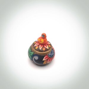 Colorful Box with a bird on top