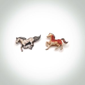 Two horse pins